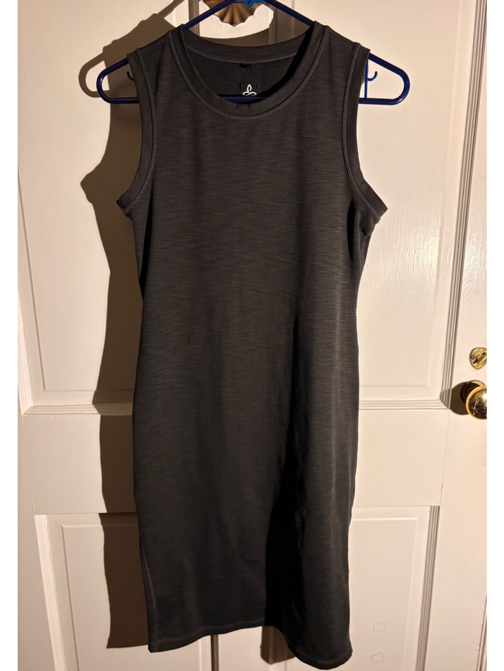 Prana Women’s Dark Gray Casual Sleeveless Dress